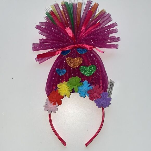 Trolls world tour POPPY RAINBOW LIGHT UP HEADPIECE NE - Picture 1 of 9